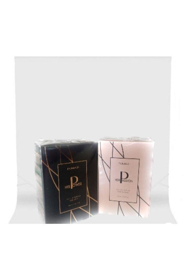 Farmasi Hıs Power Edp 100 Ml Erkek Parfüm Ve Her Passıon  Edp 60 Ml Kadın Parfümü Set Parfum1512 - Image 1