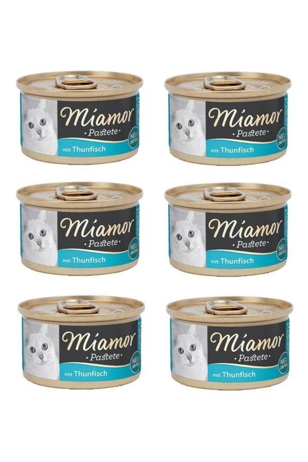 Miamor Pastete Ton Balıklı 85 Gr Yetişkin Kedi Konserve Maması 6 Lı Paket - Image 1