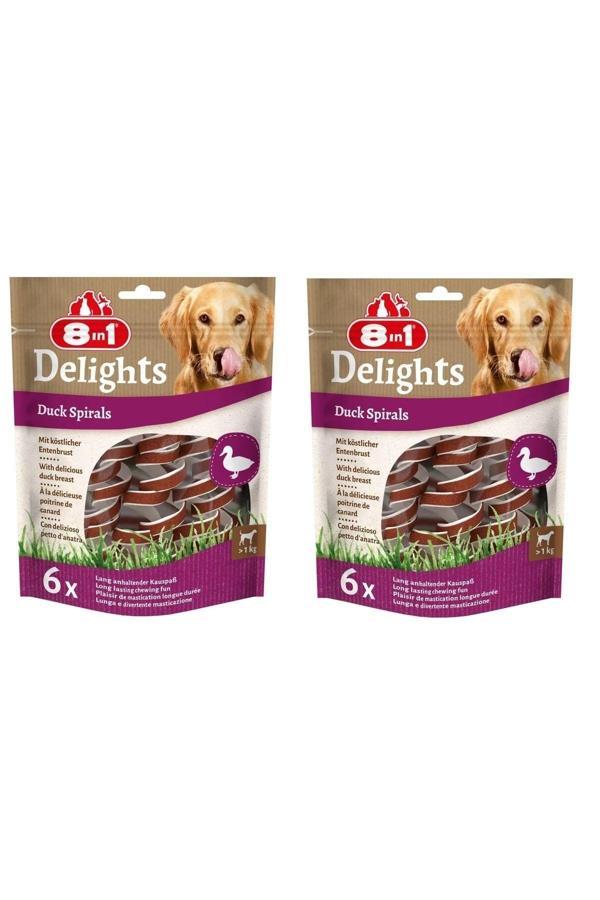8İn1 Delights Duck Sprials Ördekli Burgu Ödül 6 Lı X 2 Adet - Image 1
