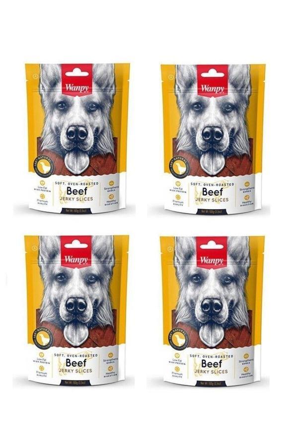 Wanpy Köpek Ödülü Biftekli 100 Gr. X 4 Adet - Image 1