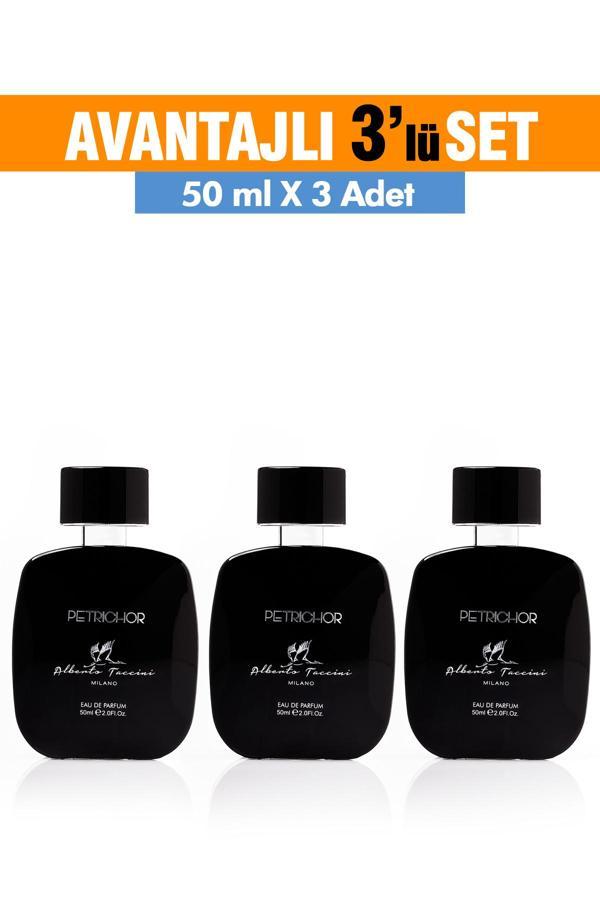 3'Lü Set Alberto Taccini  Petrichor Kadın Parfüm 50 ml - Image 1