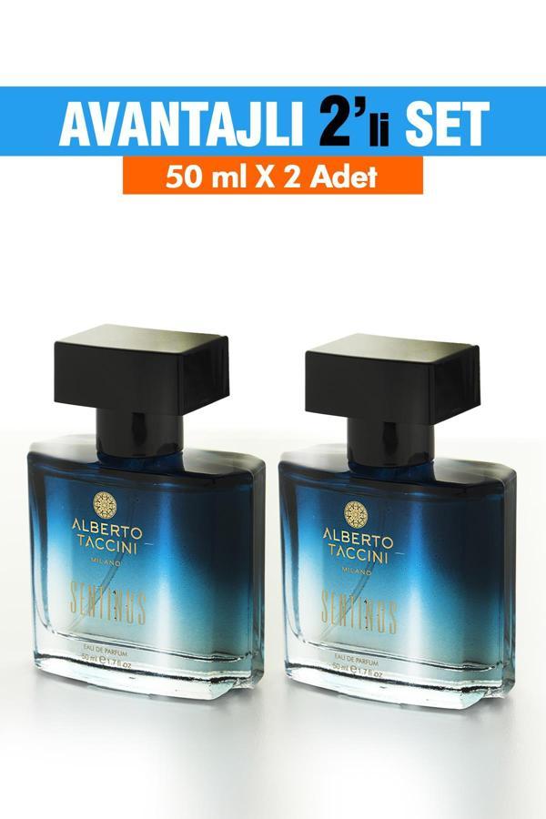 2'Li Set Alberto Taccini Sentinus Erkek Parfümü 50 ml - Image 1