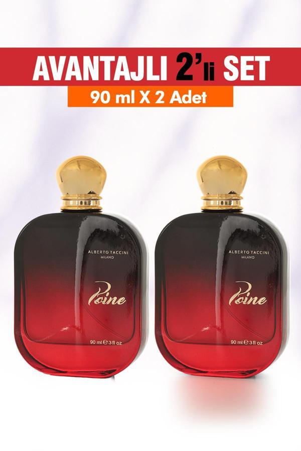 2'Li Set Alberto Taccini Poine Kadın Parfümü - 90 ml - Image 1