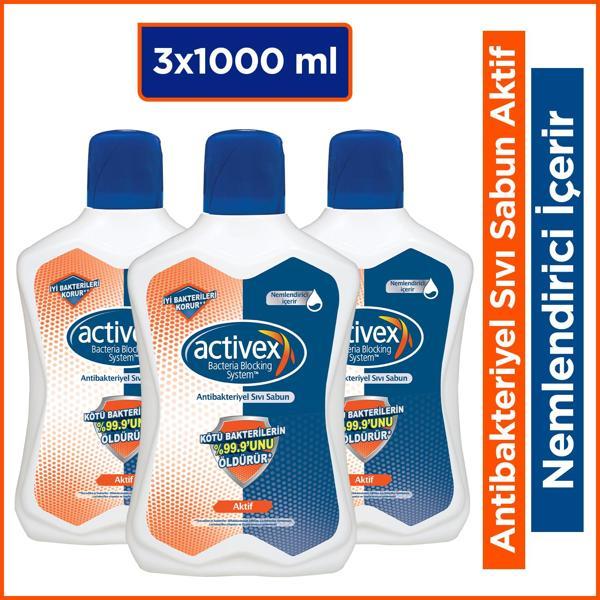 Activex Sıvı Sabun Aktif 3x1 LT - Image 1
