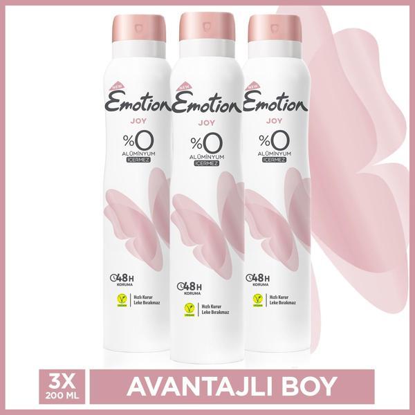 Emotion Joy Kadın Deodorant 3x200 Ml - Image 1