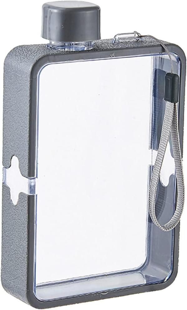 Özel Tasarım Ergonomik Çantada Taşınabilir Renkli Şeffaf Okul İş Tablet Notebook Su Şişesi Matara 380 ml - Image 1