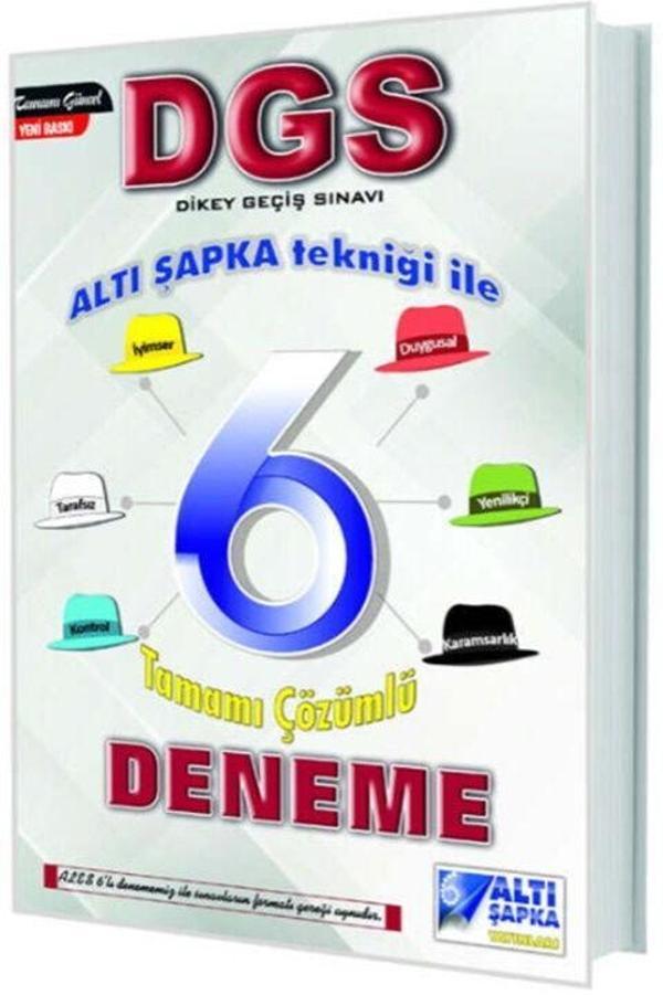 DGS 6 Deneme Altı Şapka Yayınları - Altı Şapka Yayınları# - Image 1