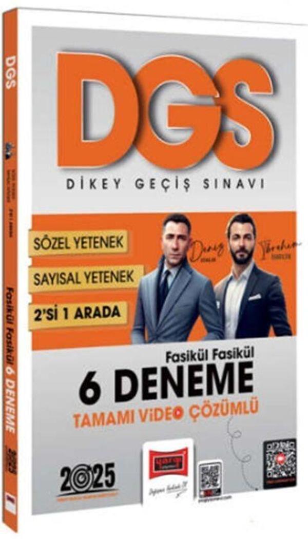2025 DGS Sayısal Sözel 2 si Bir Arada Fasikül Fasikül 6 Deneme Yargı Yayınları - Yargı Yayınları - Image 1