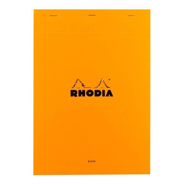 Rhodia Basics A4 80yp Üstten Zımbalı Çizgisiz Blok Turuncu / 18000 - Image 1