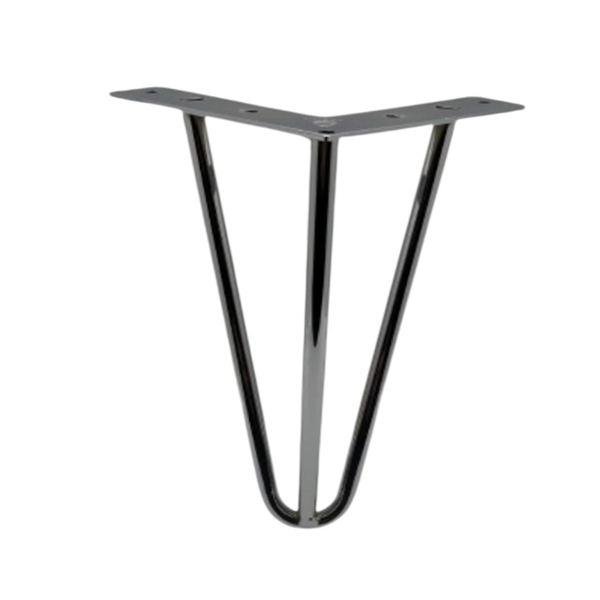 Çubuk Ayak Metal 20 cm Krom Mobilya Koltuk Ayağı  - Image 1
