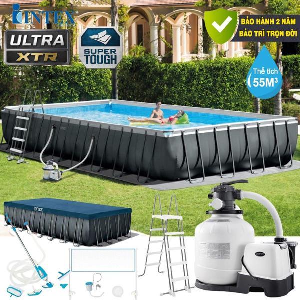 İntex 26378 975x488x132cm Ultra XTR Prefabrik Aile Havuzu Deluxe Set  - Image 1