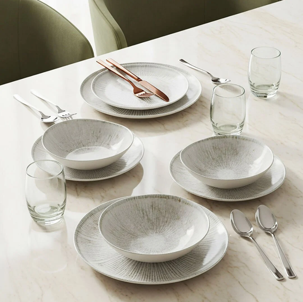 Güral Porselen Roden 24 Parça Yemek Takımı Dg 1401 - Image 1