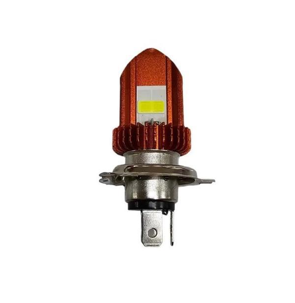 H4 Tipi Motosiklet Led Far Ampulu Beyaz Işık - Image 1