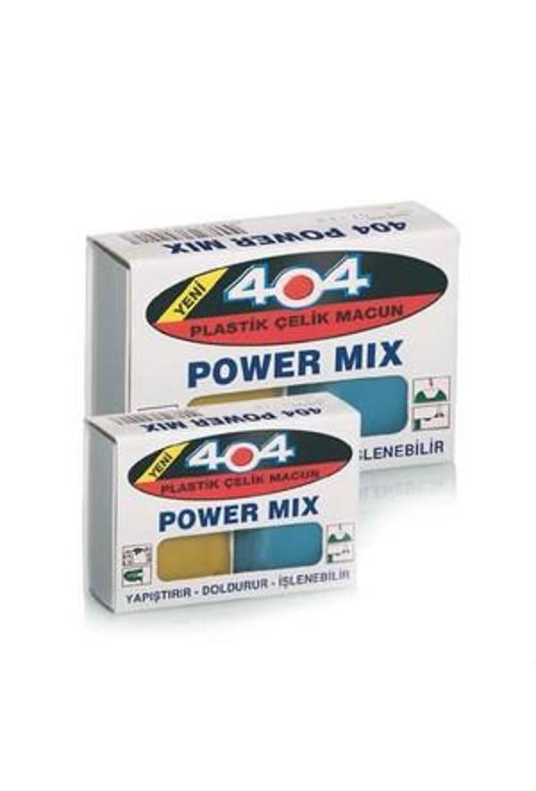 404 Power Mix Yapıştırıcı 80gr Plastik Çelik Macun - Image 1