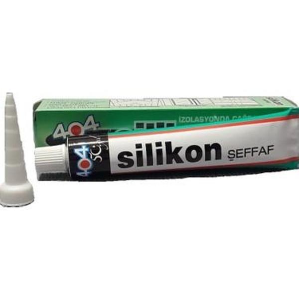404 Universal Tüp Silikon 55Gr Şeffaf (Kutulu) - Image 1