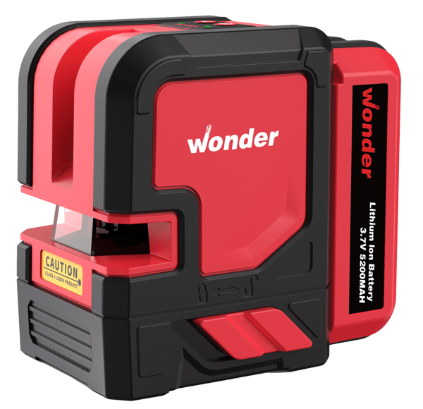 Wonder Lazer Hizalama İki Çizgi Kırmızı Profesyonel 3.7V 5.2 Ah - Image 1