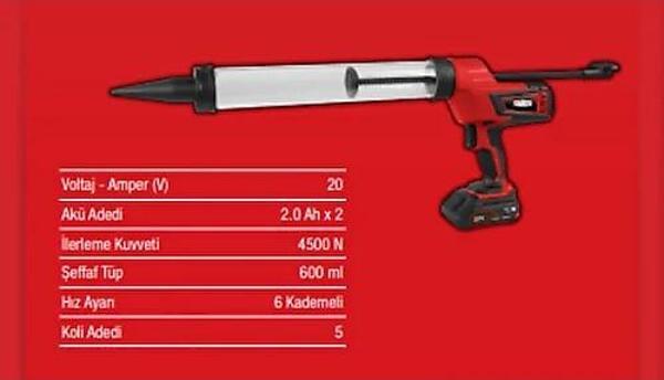 Attlas Pro-Atbl 18 CG-600-200C Akülü Silikon Tabancası - Image 1