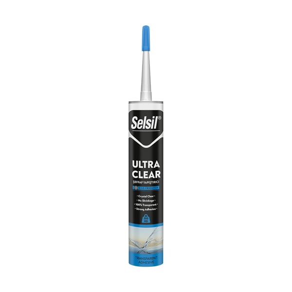 Selsil Ultraclear Montaj Yapıştırıcı Şeffaf 290ml - Image 1