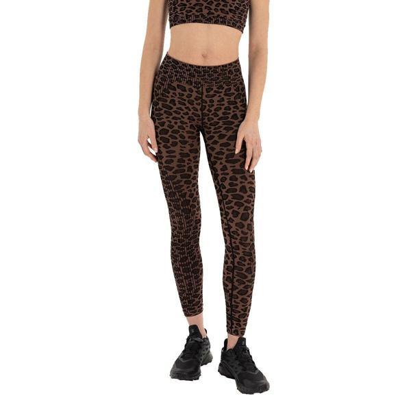 Inguz Leopar Desen Seamless Toparlayıcı Tayt - Image 1