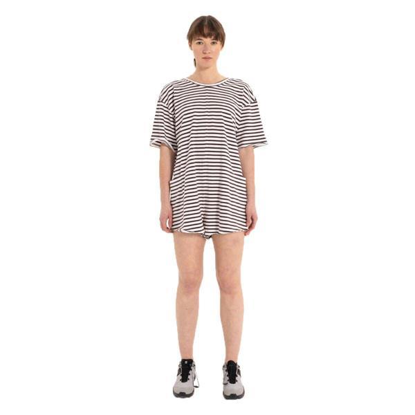 Inguz Stripe %100 Pamuk Şort Tulum - Image 1