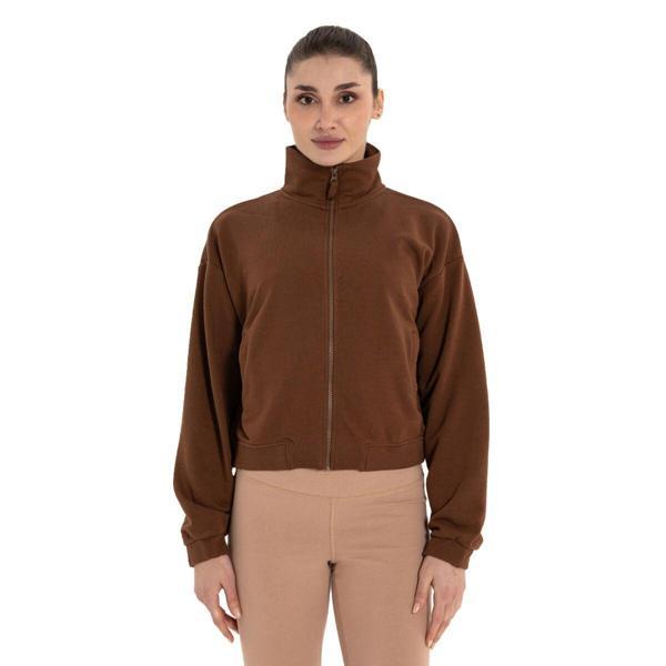 Inguz Dik Yaka Fermuarlı Sweatshirt - Image 1