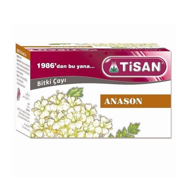 Tisan Anason Bitki Çayı Süzen Poşet Çayı 20 Poşet - Image 1