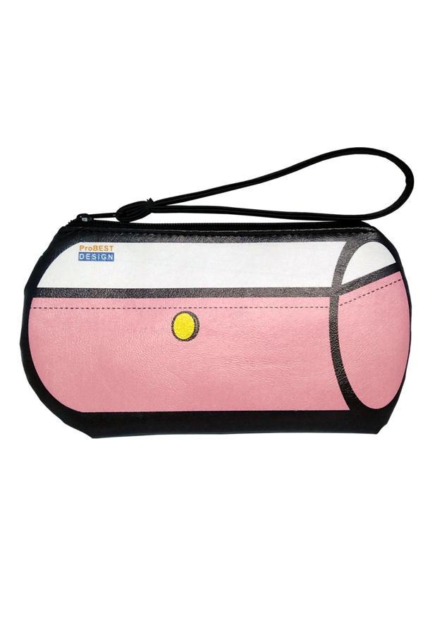 Probest Unisex Beyaz Pembe 3D El Çantası - Image 1