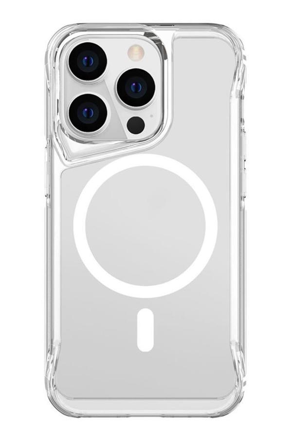 iPhone 15 Pro Uyumlu Magsafe Şarj Özellikli Kamera Çıkıntılı T-Max Magsafe Kapak - Image 1