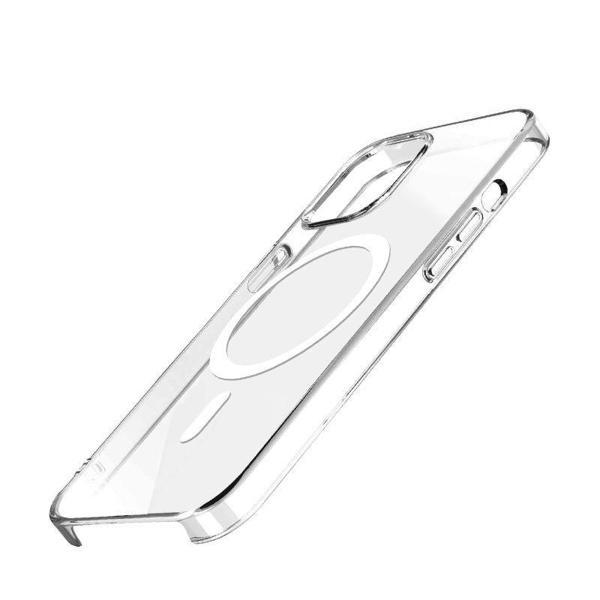 iPhone 15 Kılıf Wireless Şarj Özellikli Şeffaf Kapak - Image 1