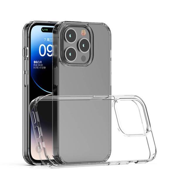 iPhone 15 Pro Kılıf Şeffaf Lüx Ultra Koruma Silikon Kılıf - Image 1