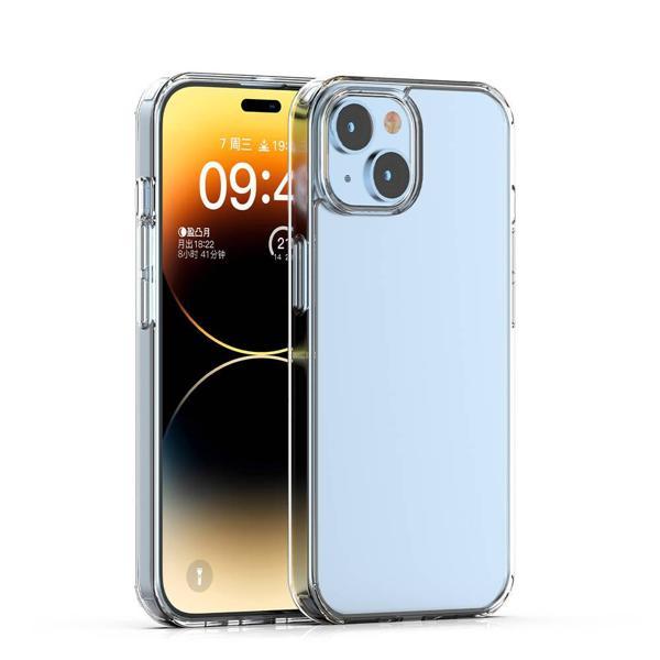 iPhone 15 Plus Kılıf Şeffaf Lüx Ultra Koruma Silikon - Image 1