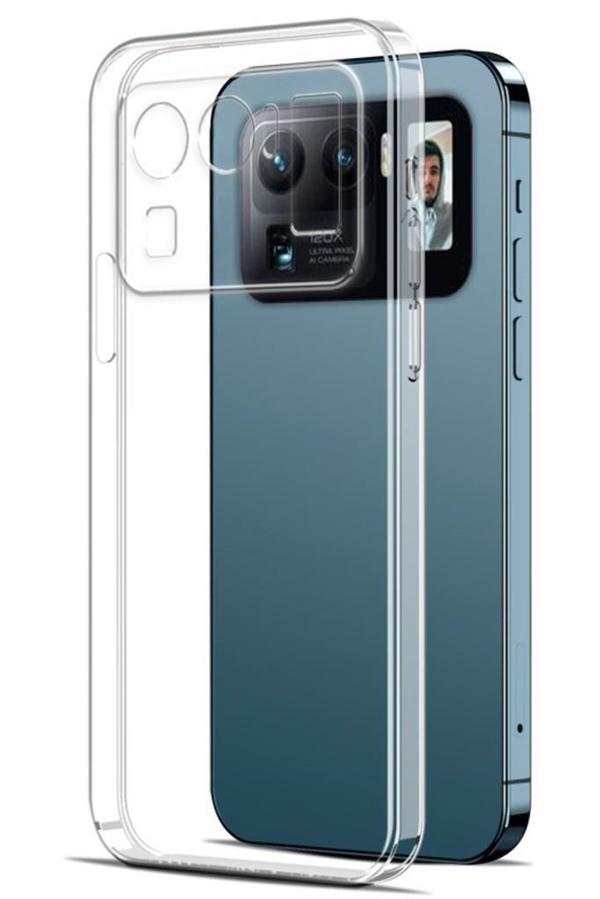 Xiaomi Mi 11 Ultra Kılıf İnce ve Esnek Şeffaf Süper Silikon - Image 1