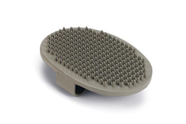 Beeztees Köpek Masaj Fırçası, Kauçuk, Gri, 13x9cm - Image 1