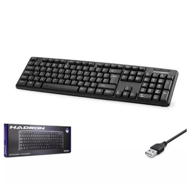HADRON HDX2601 KABLOLU STANDART KLAVYE F SİYAH - Image 1