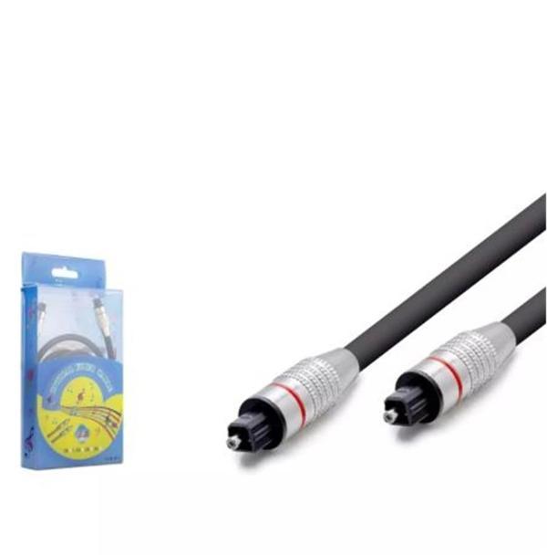 HADRON HDX7758 FIBER OPTICAL KABLO PVC 1.5M SİYAH - Image 1