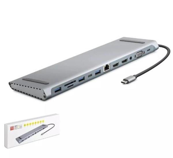 HADRON HDX7855 TYPE-C HDTV COMBO 2-TYPE-C + 2-HDMI - Image 1
