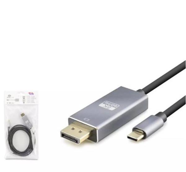 HADRON HDX7859 TYPE-C TO DISPLAY KABLO 8K 60HZ PVC 1.8M SİYAH - Image 1