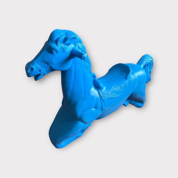 Plastik At Zıp Zıp Figürü, Yaylı Otun Elemanı Figürü - Image 1