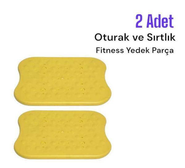 Baklava Desen Oturak ve Sırtlık (1 Takım – 2 Adet) | Dış Mekan Fitness Yedek Parça - Image 1