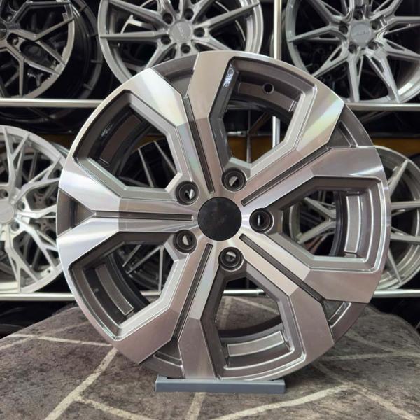 16 inç 5x114.3 Duster Gun Metal Elmas Kesim Jant Modeli (4 Adet) - Image 1