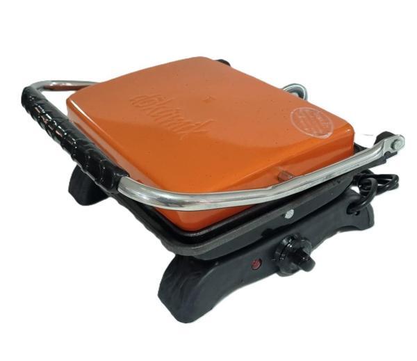 Elis Concept & Dökümix Demir Döküm Turuncu 1800 Watt 4-6 Dilim Ev-Sanayi-Büfe Tipi Tost Makinası ve  - Image 1