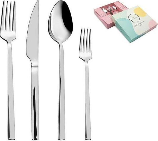 Luna Cucina Lia 24 Parça Çatal-Kaşık-Bıçak Takımı - Image 1