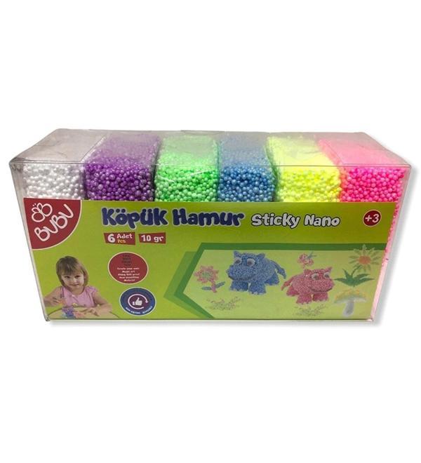 Bu-Bu Köpük Hamur 4 Renk X 10 Gram Pvc has004 - Image 1