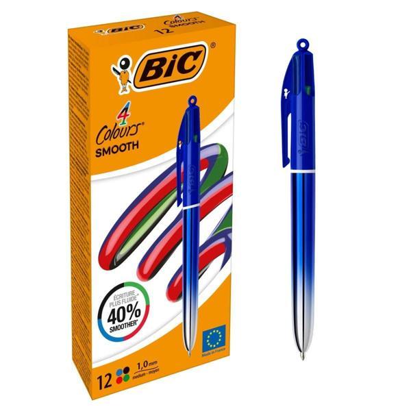 Bic Tükenmez Kalem Smooth Gradıent 4 Colours 524091 (12 Li Paket) - Image 1