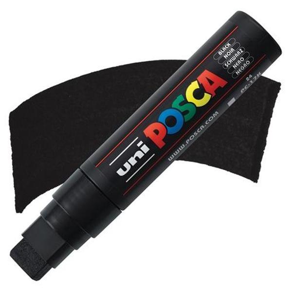 Uni-Ball Markör Boyama Kalemi Posca Su Bazlı Poster 15.0 Mm Siyah Pc-17K (5 Li Paket) - Image 1