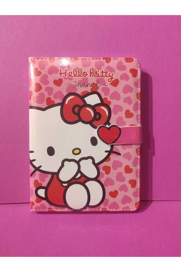 Bruno Visconti Vj Hello Kitty Ve Arkşvegan Not Defteri Deri Mıknatıslı Günlük 13X18Cm Cm 525-2028 - Image 1