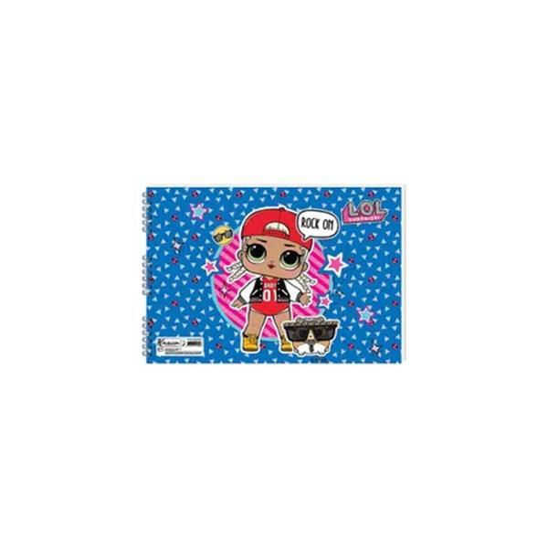 Keskin Color L.O.L. Resim Defteri Spiralli Tweens 25X35 15 Yaprak 300215-78 (Karışık Renk 1 Adet) - Image 1