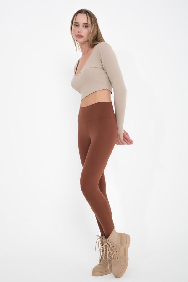 Slim Fit Uzun Tayt, Yüksek Bel Toparlayıcı - Eden - Image 1