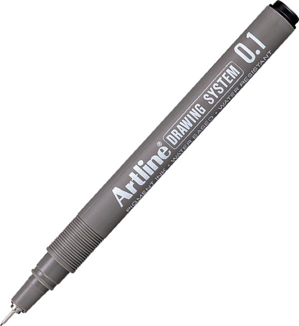 Artline Ek-231 Drawing System Çizim Kalemi 0.1 Mm Siyah (12 Li Kutu) - Image 1