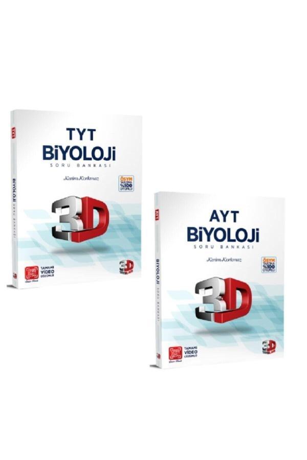 3D Yayınları 3D Tyt-Ayt Biyoloji Soru Bankası Seti - 3D Yayınları - Image 1